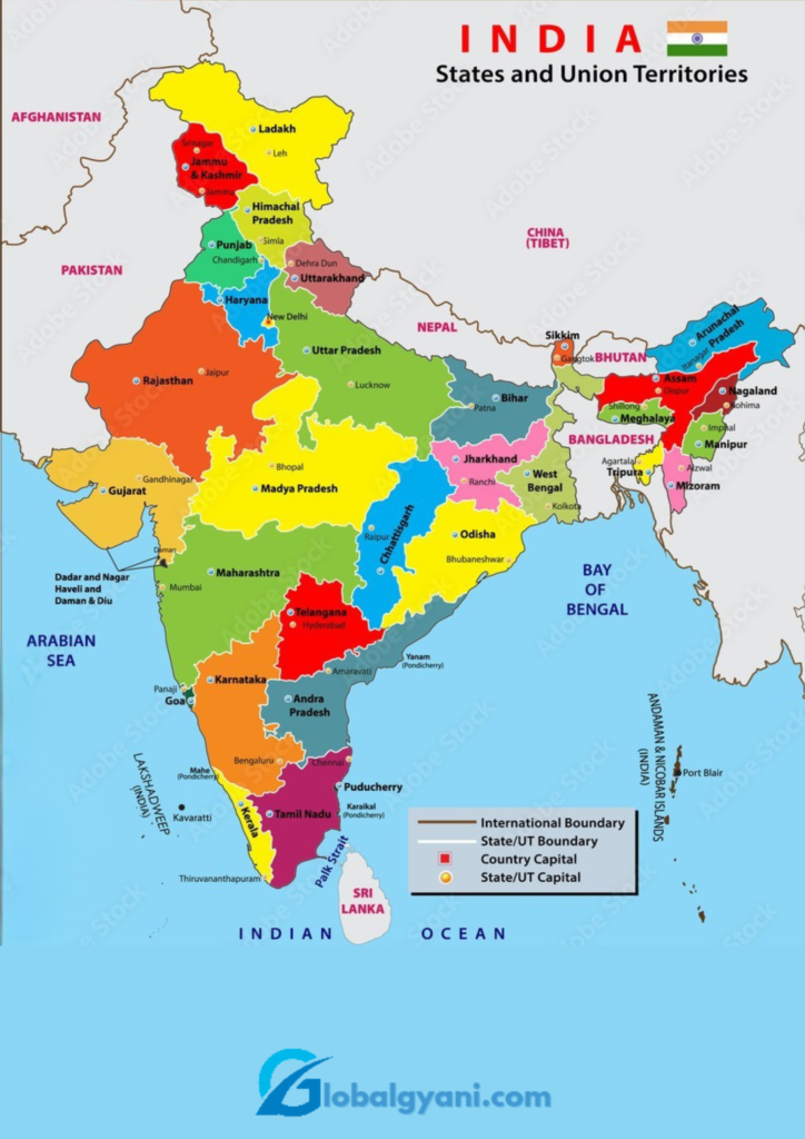 "Discover the Best 28 Indian States and Their Capitals in 2025"