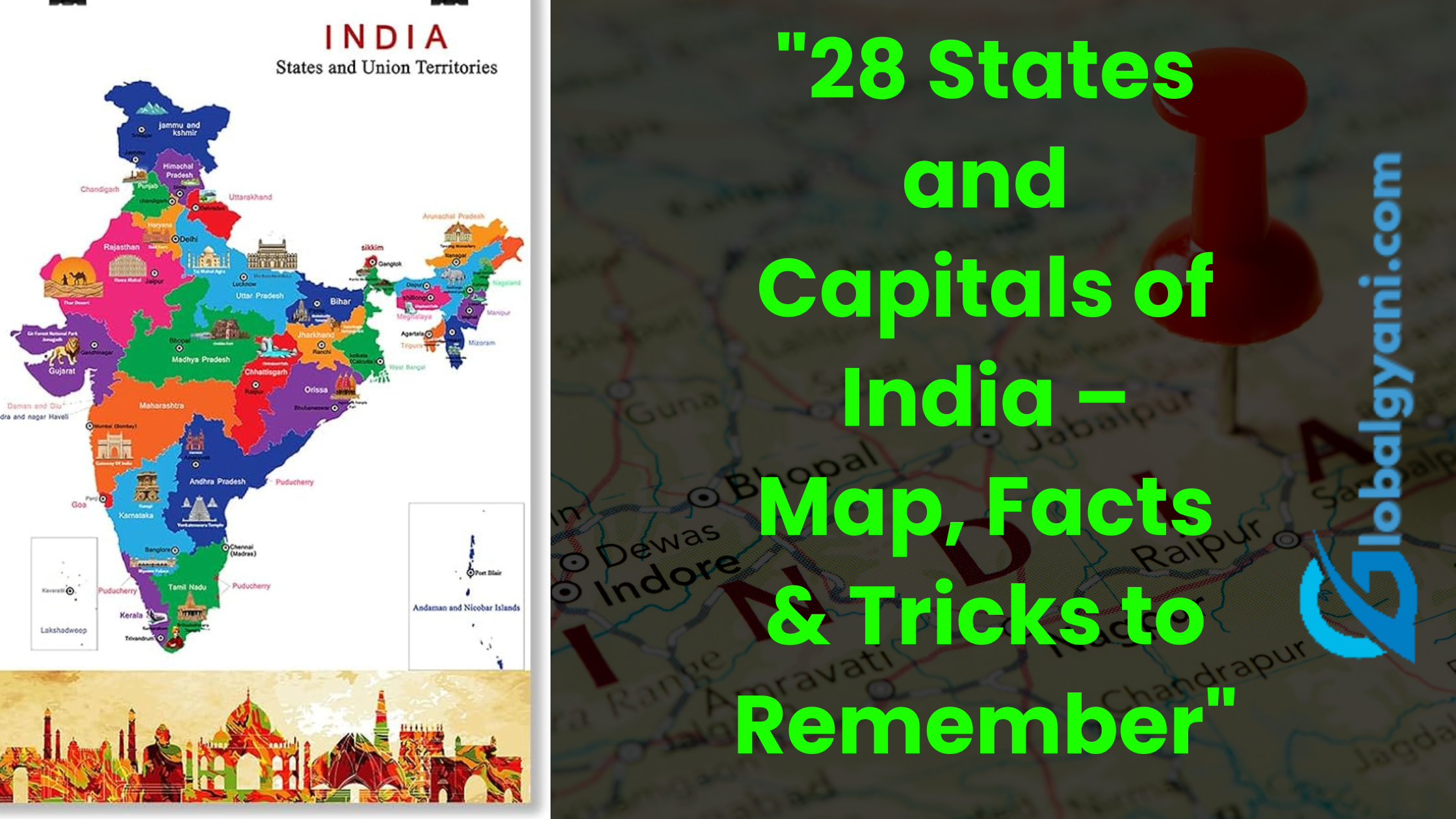 "Discover the Best 28 Indian States and Their Capitals in 2025"
