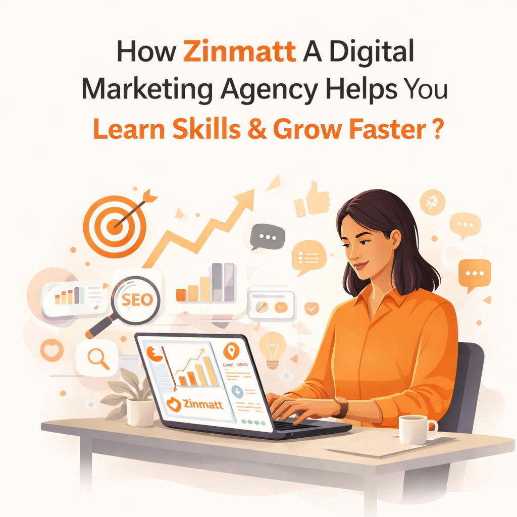 Zinmatt Digital Marketing Agency: Learn Skills, Build Career & Grow Online